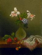 A Vase of Corn Lilies and Heliotrope Martin Johnson Heade